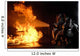 Firefighters Extinguish Simulated Battery Wall Decal