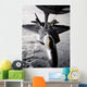 Kc-135 Stratotanker Refuels F-22 Wall Decal