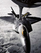 Kc-135 Stratotanker Refuels F-22 Wall Decal
