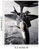 Kc-135 Stratotanker Refuels F-22 Wall Decal