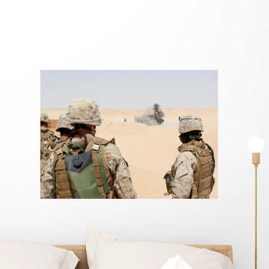 Marines and Sailors Look Wall Decal