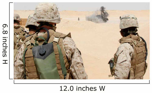 Marines and Sailors Look Wall Decal