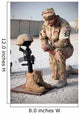 Soldier Bows to Pay Wall Decal