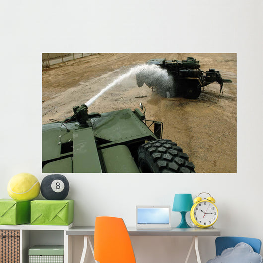 Fire Departments Extinguish Vehicle Wall Decal