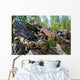 Soldier Operates Missile Launcher Wall Decal
