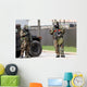 Soldiers Stand Guard Intersection Wall Decal