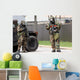 Soldiers Stand Guard Intersection Wall Decal