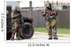 Soldiers Stand Guard Intersection Wall Decal