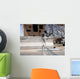 Airman Stands Post to Wall Decal