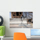Airman Stands Post to Wall Decal