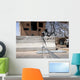 Airman Stands Post to Wall Decal