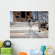 Airman Stands Post to Wall Decal