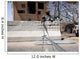 Airman Stands Post to Wall Decal