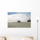 F-18 Aircraft Taxies beneath Wall Decal