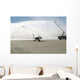 F-18 Aircraft Taxies beneath Wall Decal