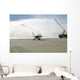F-18 Aircraft Taxies beneath Wall Decal
