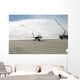 F-18 Aircraft Taxies beneath Wall Decal