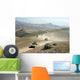 Humvees Traverse Rugged Mountain Wall Decal