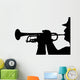 Servicemember Plays Tune during Wall Decal