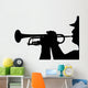 Servicemember Plays Tune during Wall Decal