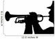 Servicemember Plays Tune during Wall Decal