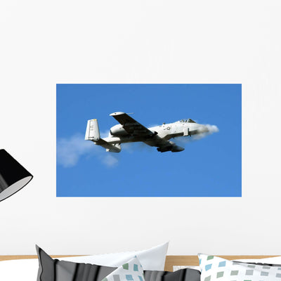 A-10 Thunderbolt Ii Pilot Wall Decal shown on a wall