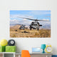 Two Hh-60 Pavehawk Helicopters Wall Decal