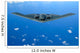 B-2 Spirit Soars through Wall Decal