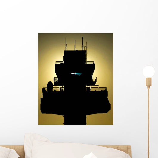 Setting Sun Silhouettes Air Wall Decal