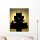 Setting Sun Silhouettes Air Wall Decal