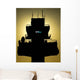Setting Sun Silhouettes Air Wall Decal