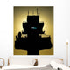 Setting Sun Silhouettes Air Wall Decal