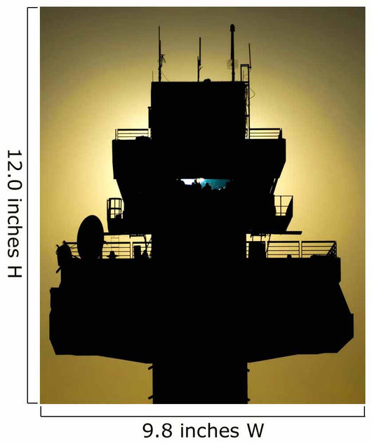 Setting Sun Silhouettes Air Wall Decal