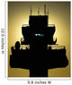 Setting Sun Silhouettes Air Wall Decal