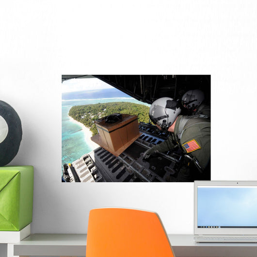 Airmen Push out Pallet Wall Decal Design 1