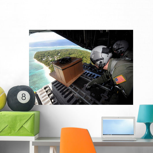 Airmen Push out Pallet Wall Decal Design 1