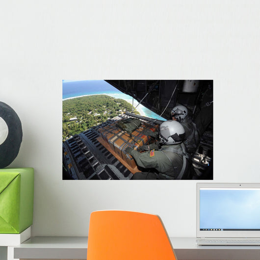 Airmen Push out Pallet Wall Decal Design 2