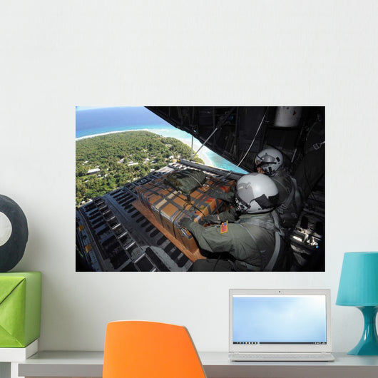 Airmen Push out Pallet Wall Decal Design 2