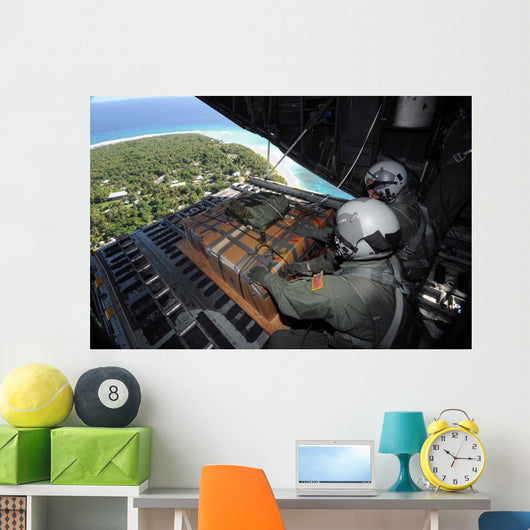 Airmen Push out Pallet Wall Decal Design 2