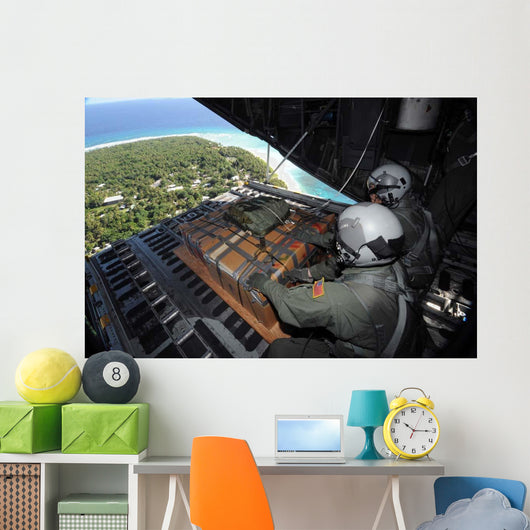 Airmen Push out Pallet Wall Decal Design 2