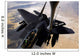 F-15e Strike Eagle Aircraft Wall Decal Design 1