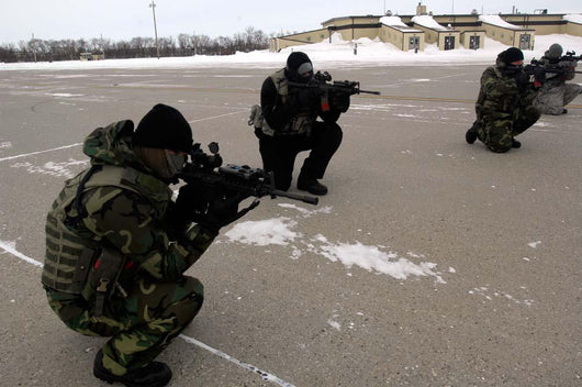 Security Forces Members Endure Wall Decal