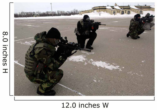 Security Forces Members Endure Wall Decal