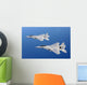 Two F-15 Eagle's Fly Wall Decal