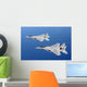 Two F-15 Eagle's Fly Wall Decal