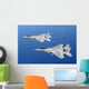 Two F-15 Eagle's Fly Wall Decal