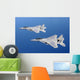 Two F-15 Eagle's Fly Wall Decal