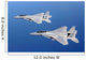 Two F-15 Eagle's Fly Wall Decal