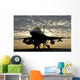 F-16 Fighting Falcon Sits Wall Decal Design 2