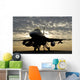 F-16 Fighting Falcon Sits Wall Decal Design 2